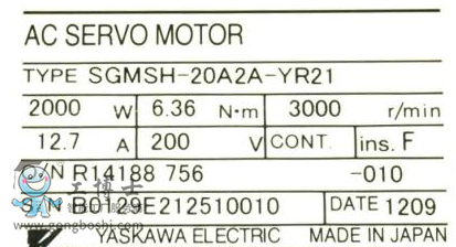  SGMSH-20A2A-YR21 ŷ늙CaƷ(sh)