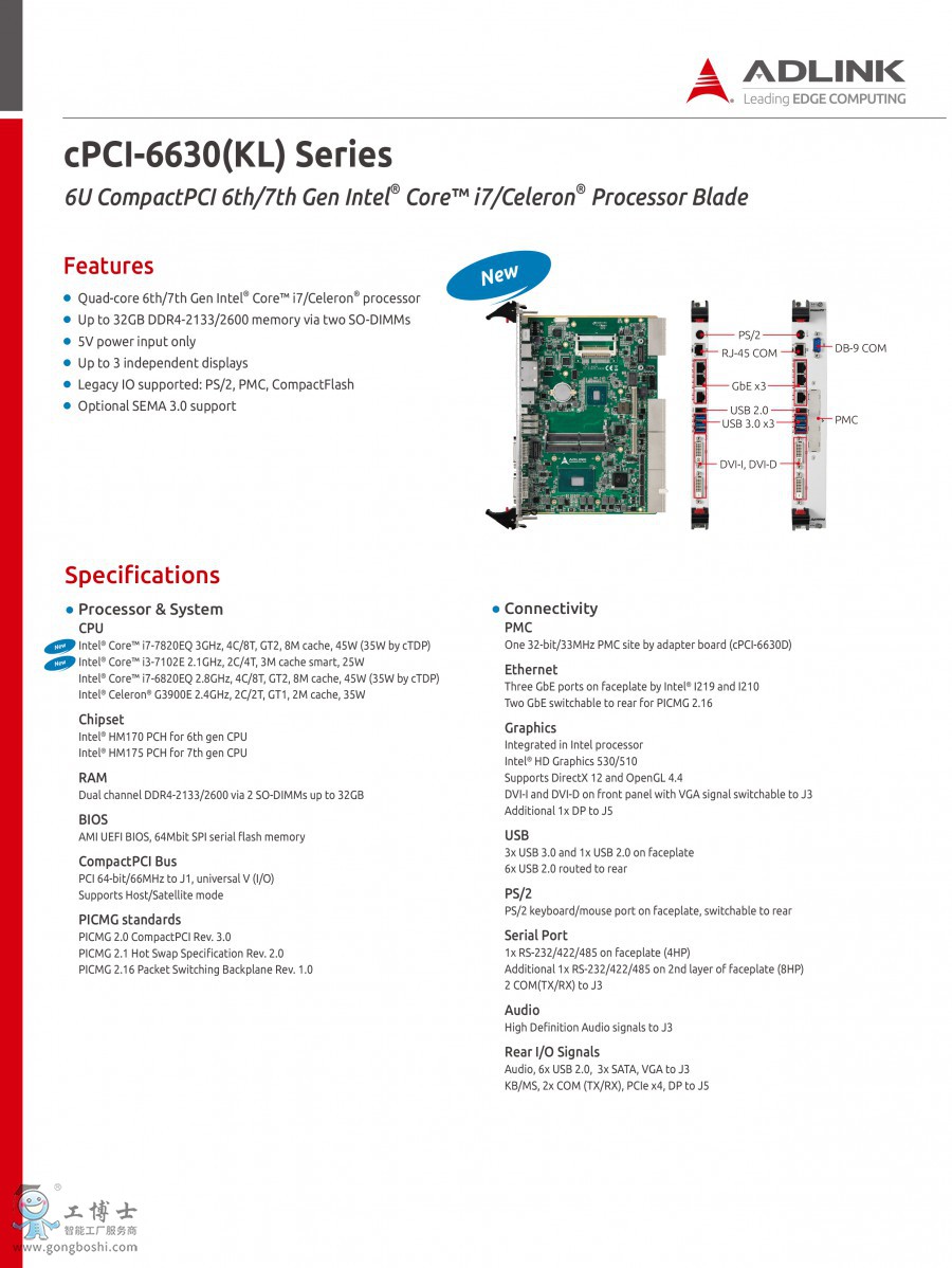 Datasheet_cPCI-6630(KL)_Series_20170621-1